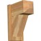 Ekena Millwork Traditional Craftsman Rough Sawn Outlooker, Western Red Cedar, 8"W x 14"D x 18"H OUT08X14X18TRA04RWR - alternate 1